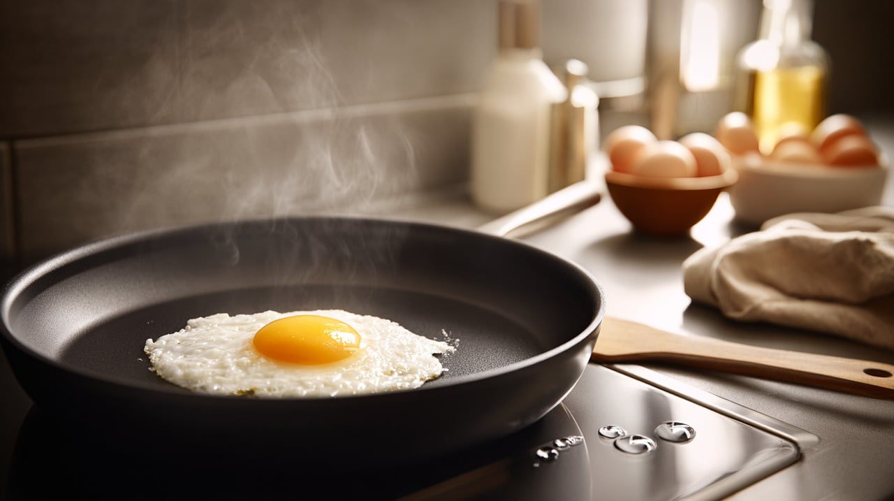 Além da melhoria na textura, o uso do vinagre ajuda a evitar que a clara se espalhe demais ou que forme bordas queimadas