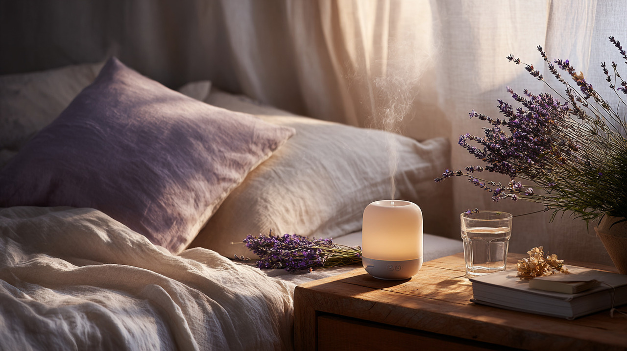 O contato com o aroma da lavanda desencadeia processos no sistema nervoso que favorecem o relaxamento