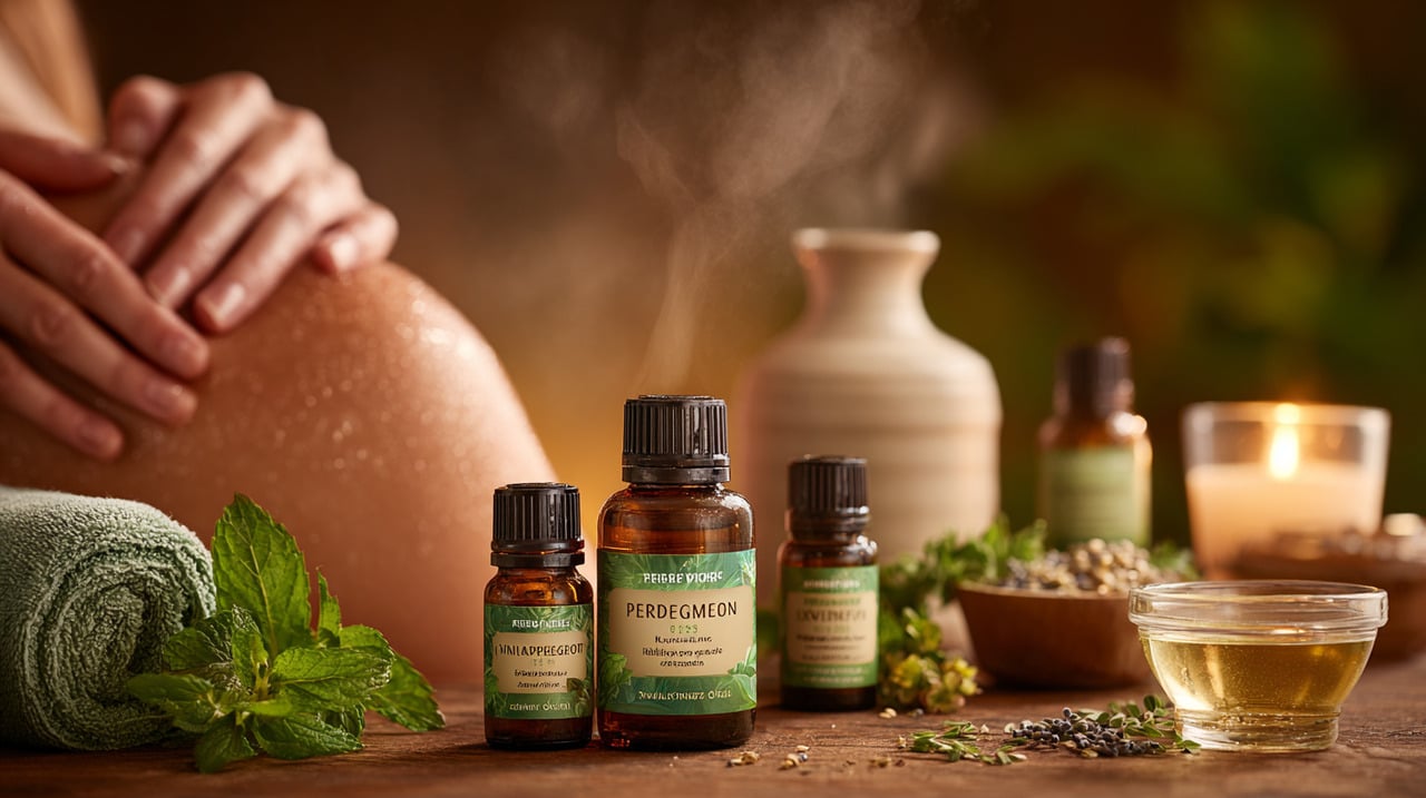 A atuação dos óleos essenciais sobre dores musculares está relacionada a substâncias químicas presentes em sua composição