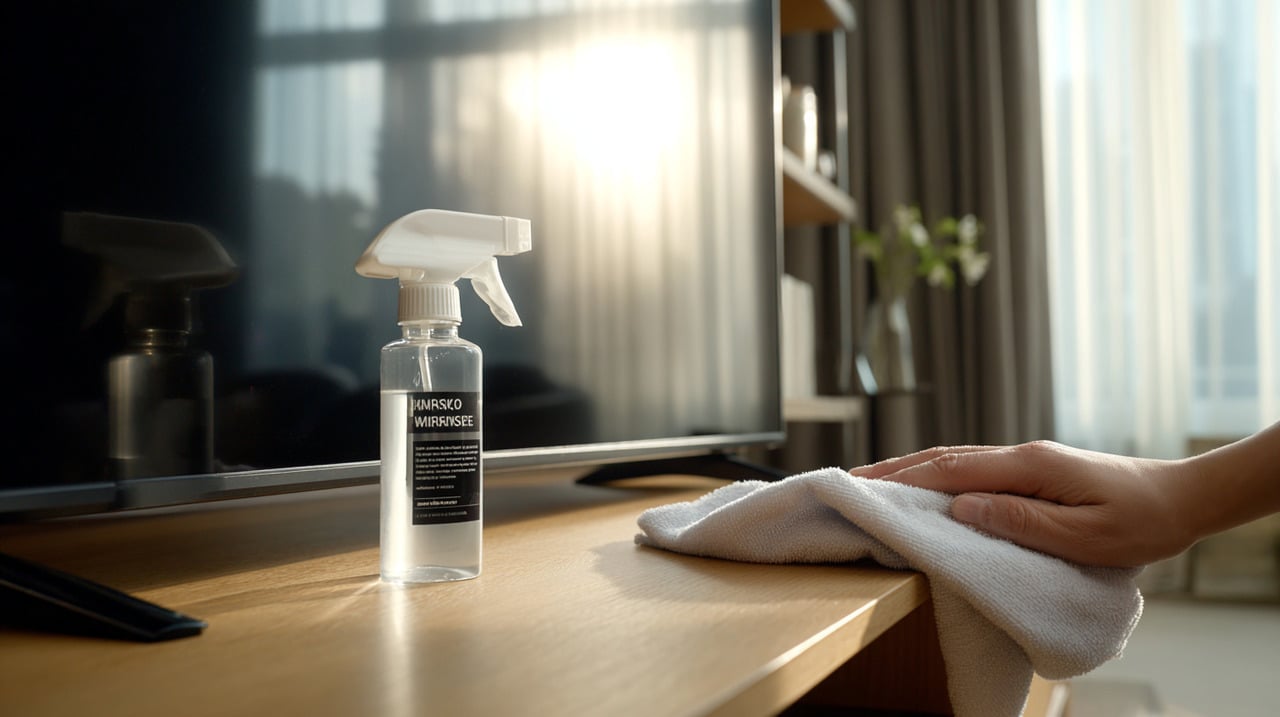 A composição química de diversos produtos domésticos reage negativamente com as camadas protetoras das telas de TV modernas