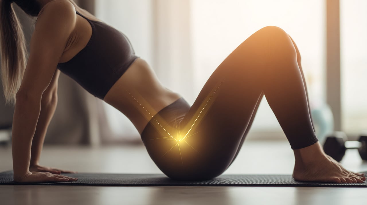 A ponte fortalece o core, conjunto de músculos que envolve abdômen, lombar e quadris