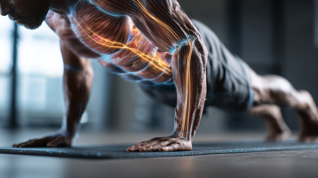 A prática correta da prancha exige atenção à postura desde o início