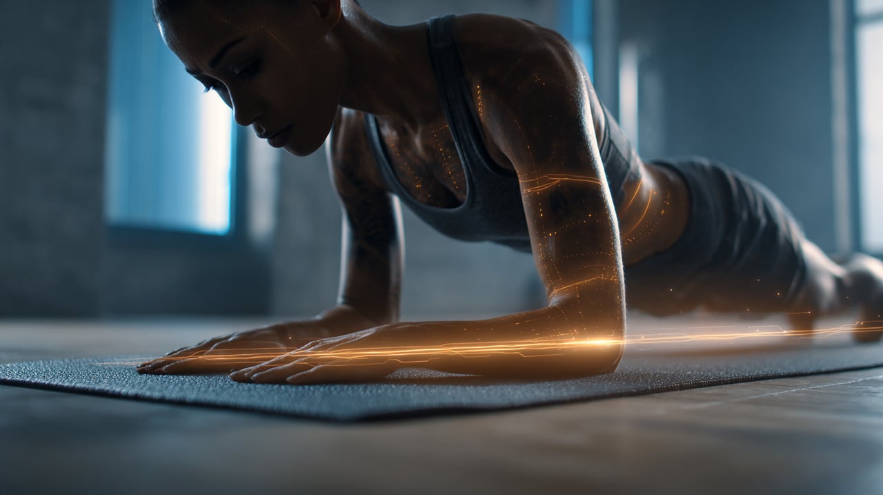 A prática correta da prancha exige atenção à postura desde o início