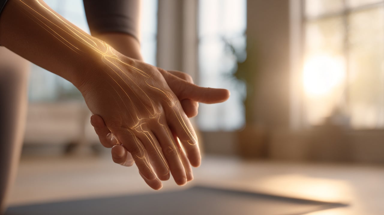 No contexto da saúde ocupacional e do esporte, o alongamento dos punhos promove a flexibilidade dos músculos flexores e extensores