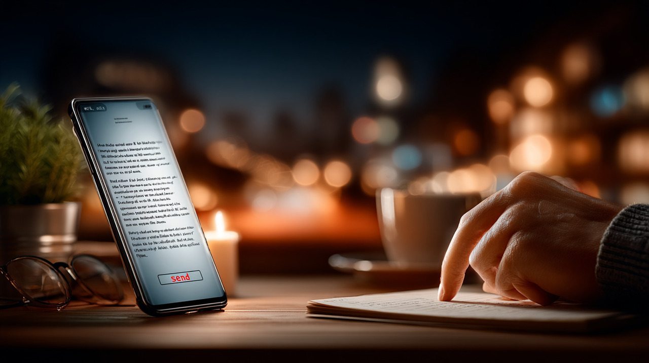 A prática de revisar mensagens antes de pressionar “enviar” está ligada à preocupação com o impacto das próprias palavras