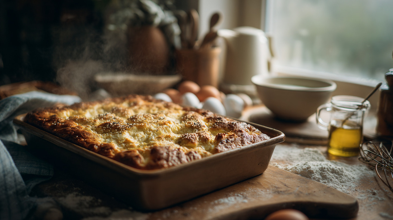 A lista de ingredientes para esta torta de queijo é enxuta e acessível