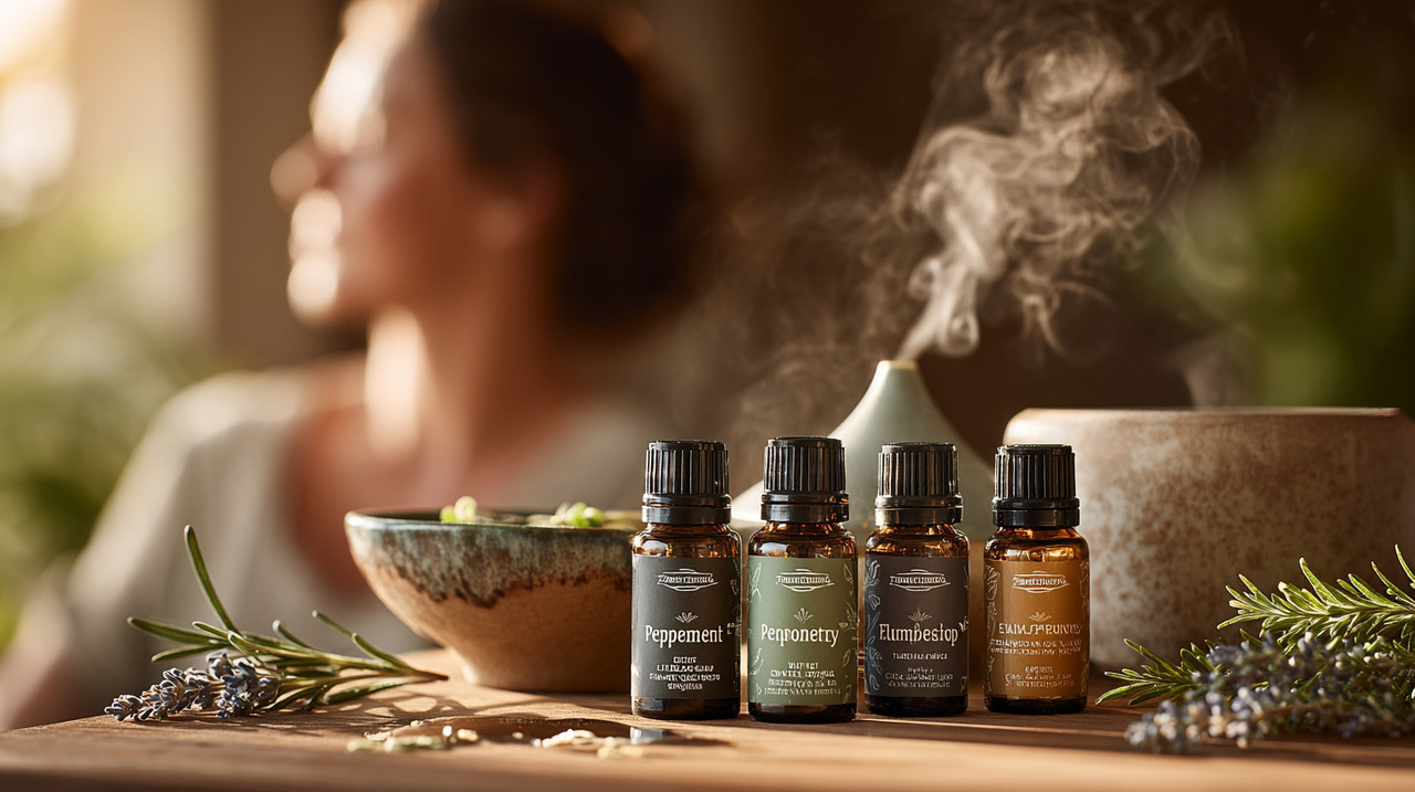 Existem diversos óleos essenciais que se destacam quando o assunto é alívio das dores de cabeça