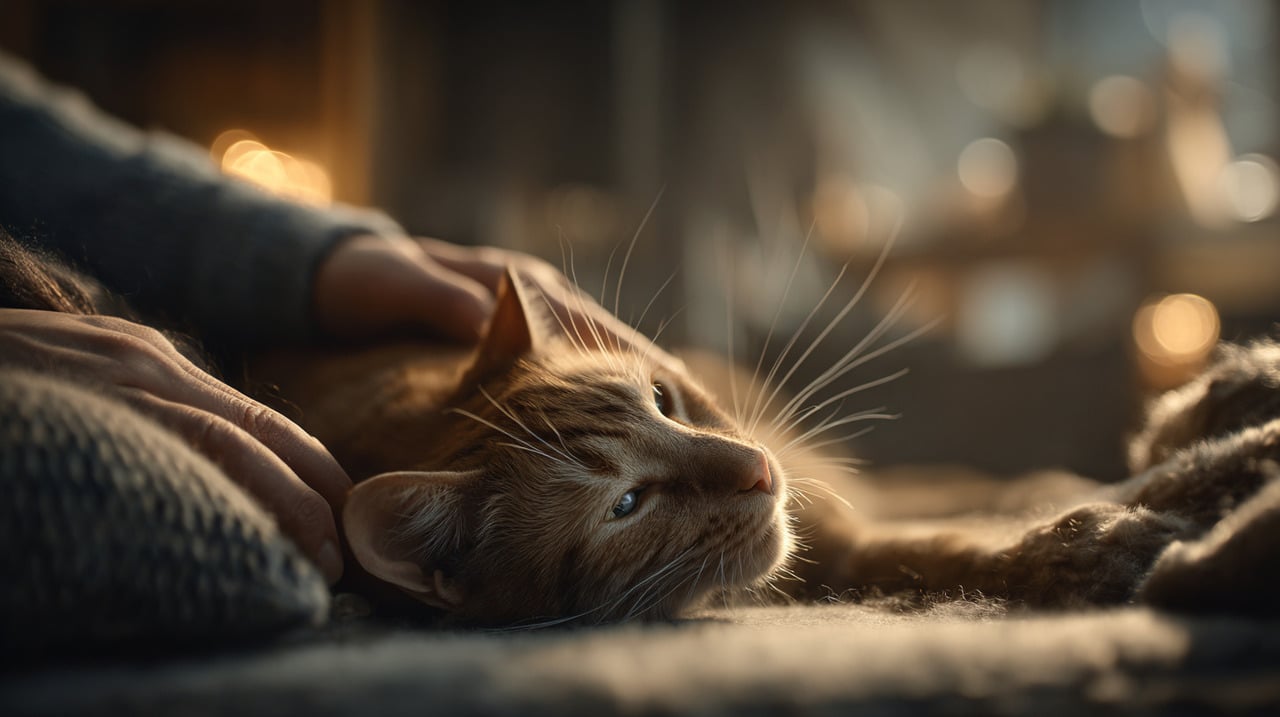 A produção do ronronar nos felinos envolve o movimento coordenado da laringe e dos músculos diafragmáticos