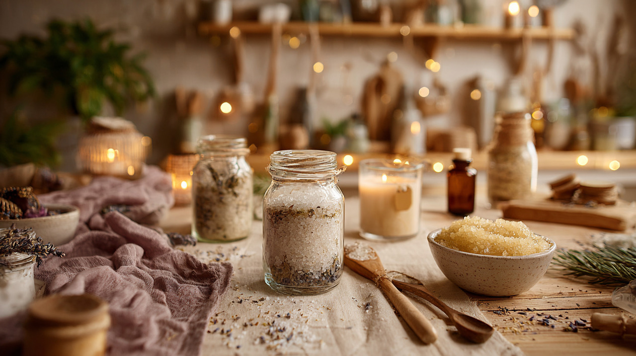 Os ingredientes naturais são a base para criar cosméticos e itens de relaxamento simples e eficazes