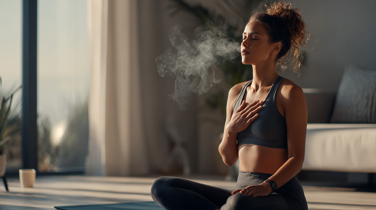 Exercícios respiratórios consistem em práticas que estimulam a respiração controlada e eficiente