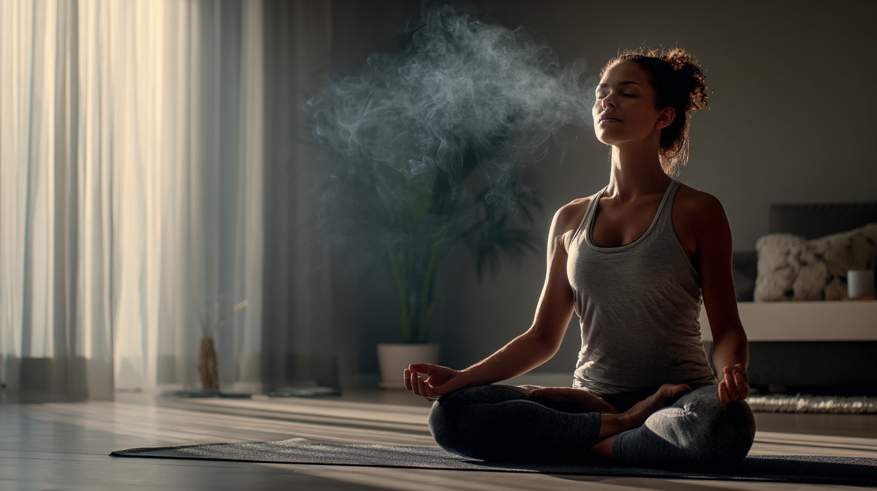 Exercícios respiratórios consistem em práticas que estimulam a respiração controlada e eficiente