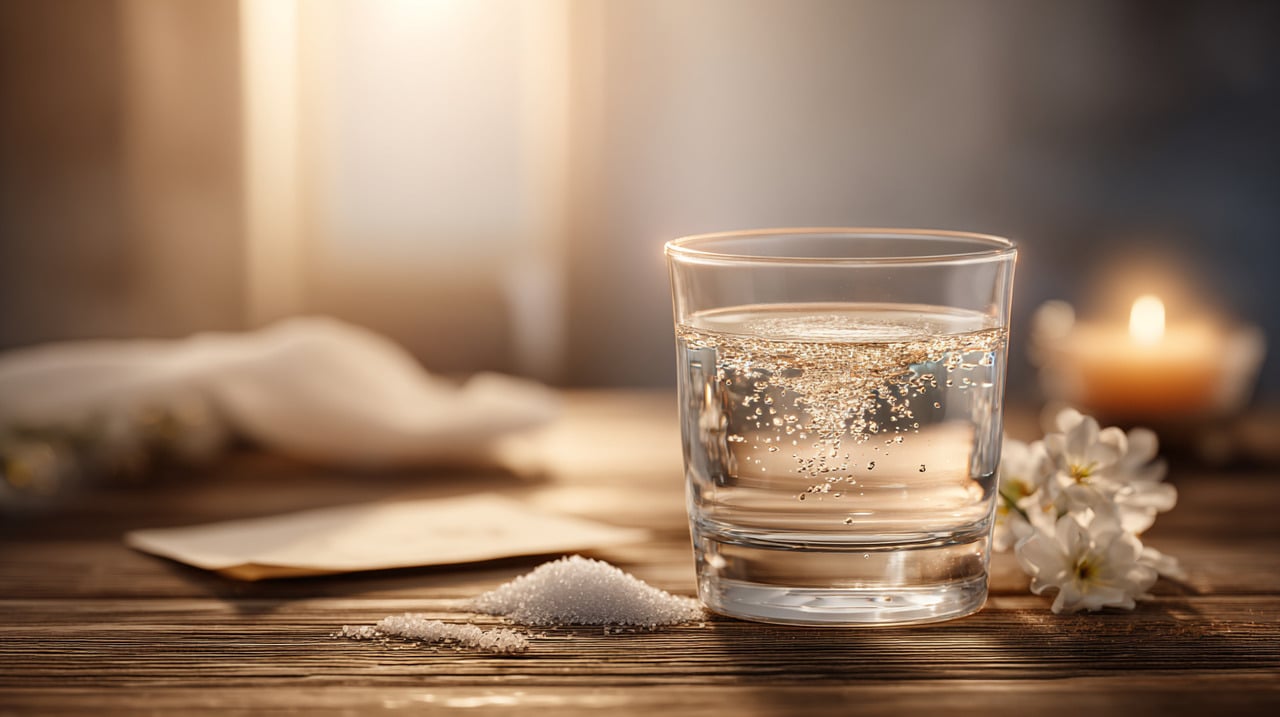 A simpatia da água e do açúcar consiste, geralmente, em rituais domésticos realizados em momentos de desafio