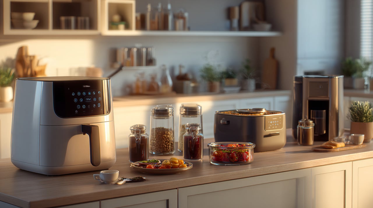 A airfryer se tornou um sucesso por permitir frituras sem óleo, reduzindo calorias e facilitando a limpeza