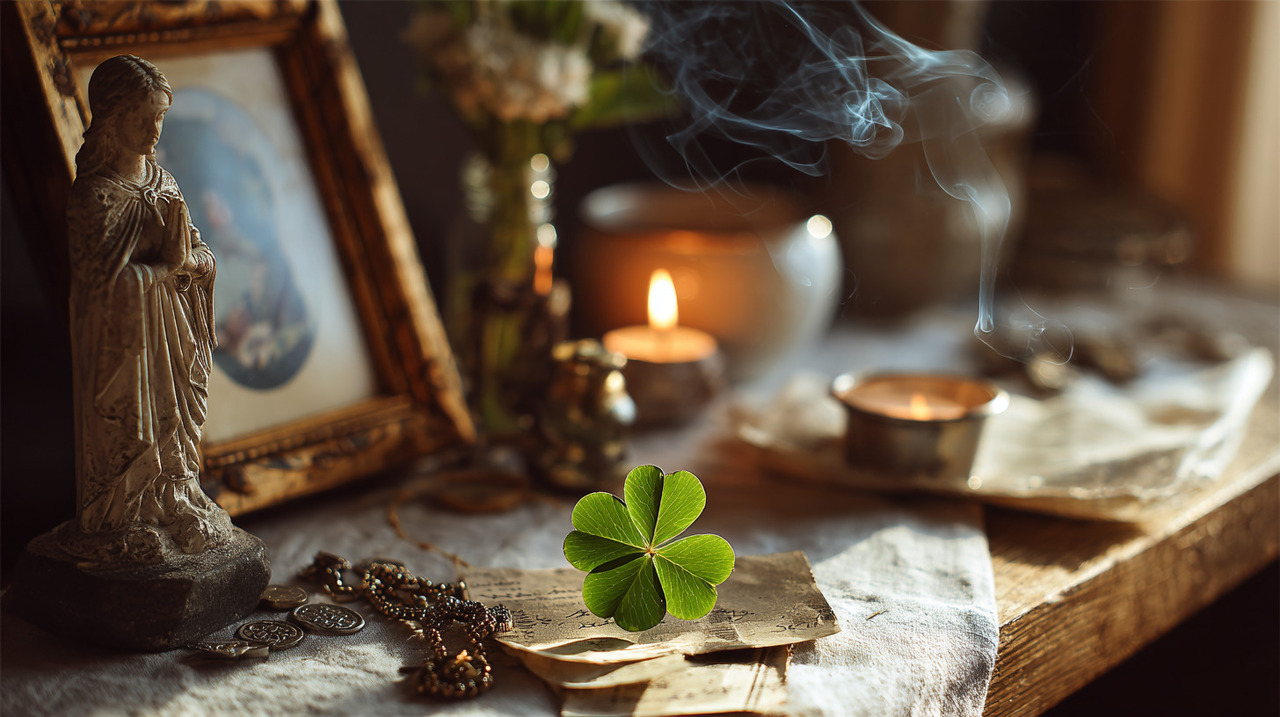 A combinação do trevo e da devoção ao Santo Expedito costuma ser praticada seguindo uma sequência ritualística