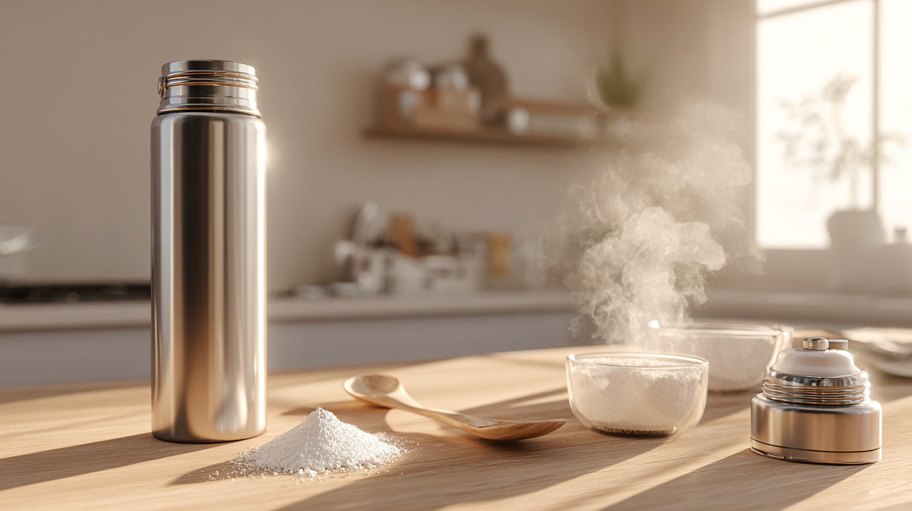 "Não use água sanitária." Como remover manchas de chá de uma garrafa de água: "Quem me dera ter sabido disso antes."