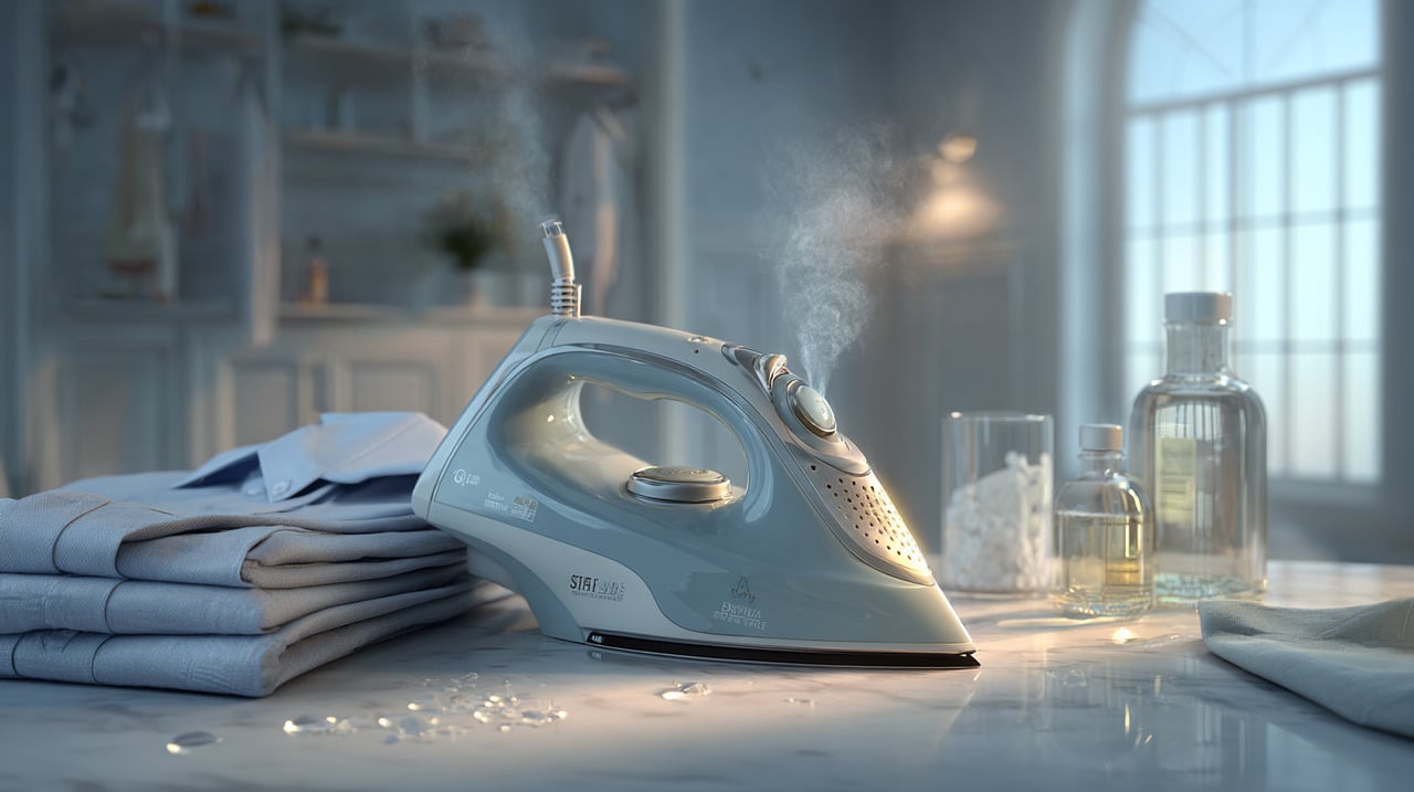 Quando a temperatura do ferro está abaixo da ideal, a água não se transforma completamente em vapor, provocando o acúmulo e vazamento pelo reservatório