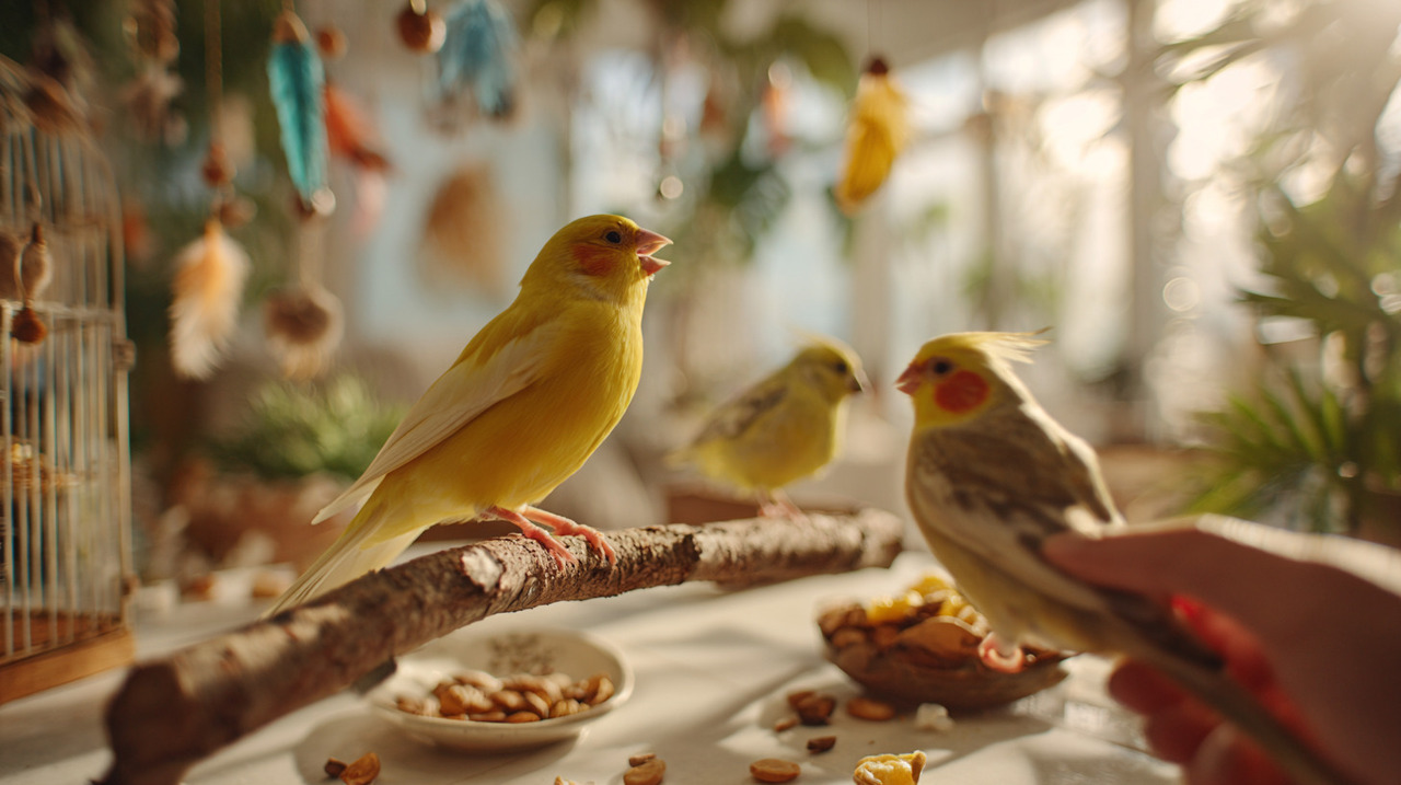 A comunicação dos pássaros ocorre por meio de uma variedade de sons e comportamentos