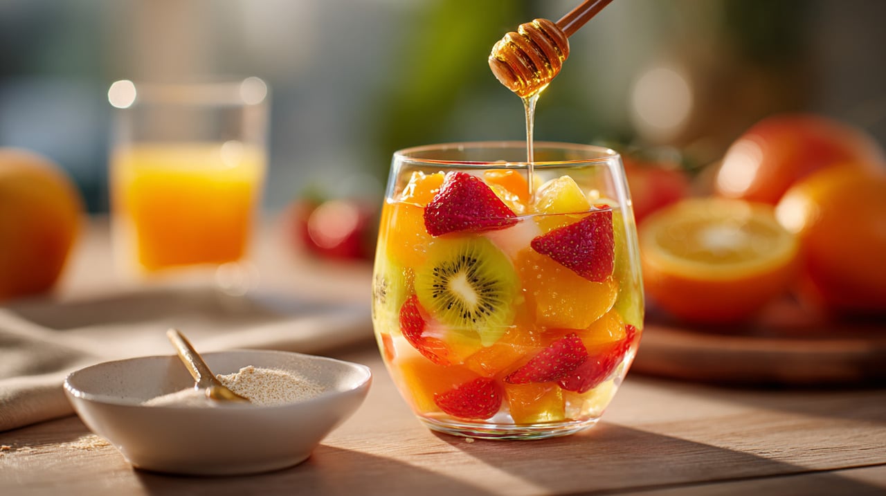 A gelatina caseira pode ser feita com poucos itens e em pouco tempo