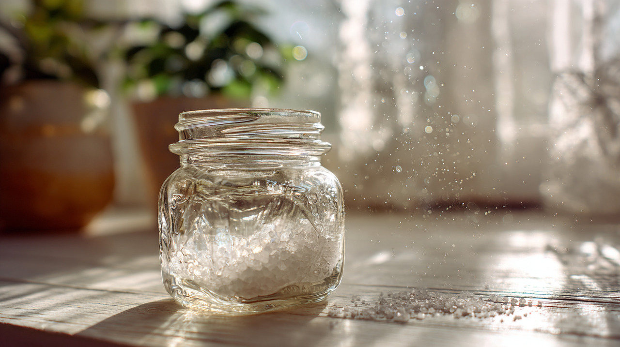 Este ritual consiste basicamente em posicionar um recipiente contendo água e sal grosso em determinados pontos estratégicos da casa