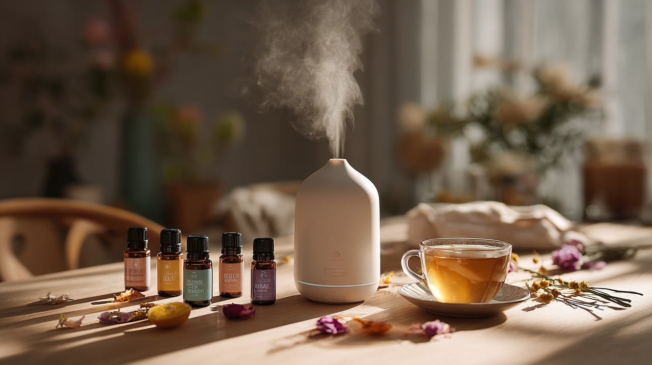 Alguns aromas naturais têm efeito calmante comprovado e podem ser usados por inalação ou difusão