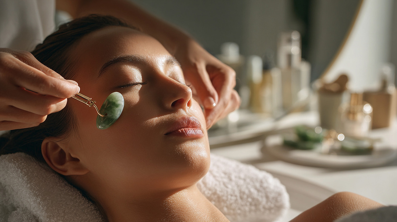 O mecanismo de ação dos rolos de jade ou quartzo envolve principalmente o estímulo da drenagem linfática na delicada área ao redor dos olhos