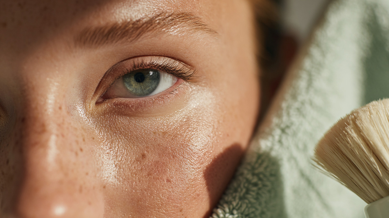 A estrutura cutânea da testa e do nariz apresenta uma grande quantidade de glândulas sebáceas