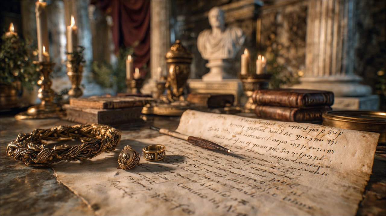 A nomenclatura romana clássica consistia tipicamente em três componentes principais conhecidos como tria nomina