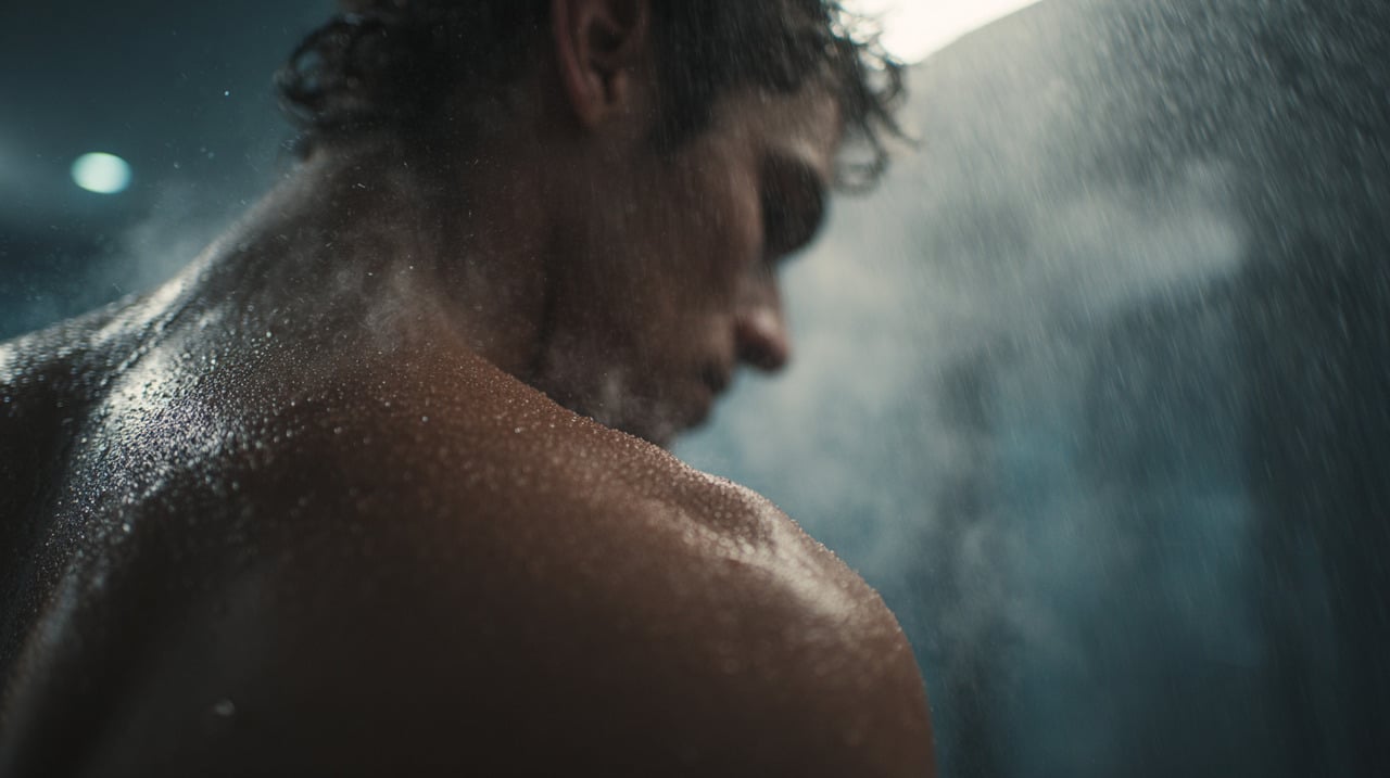 A principal razão para a adoção do banho frio no pós-treino é a capacidade da água gelada em provocar vasoconstrição