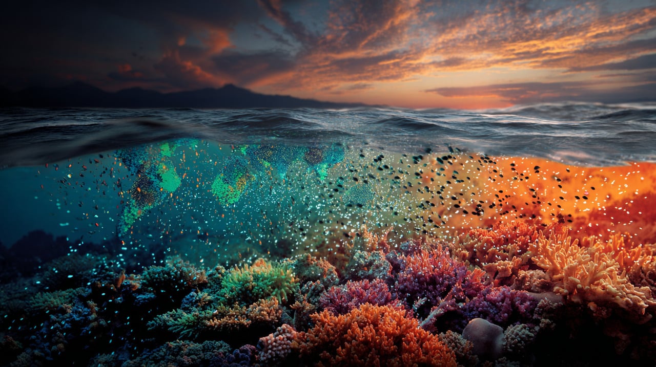 O aumento da temperatura ameaça diretamente os recifes de coral