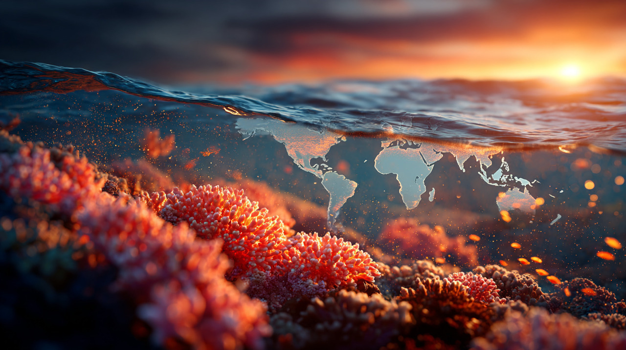 O aumento da temperatura ameaça diretamente os recifes de coral