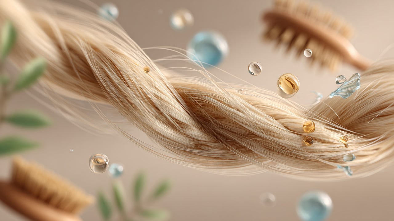 O frizz costuma ser um sintoma de que algo no equilíbrio do fio está fora do ideal