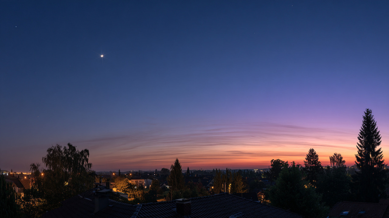 Vênus é extremamente brilhante, não pisca como estrelas e permanece imóvel durante minutos