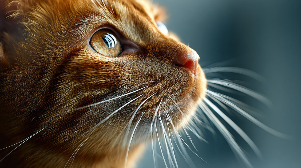 A anatomia singular dos bigodes permite que os felinos obtenham informações detalhadas sobre o ambiente ao redor