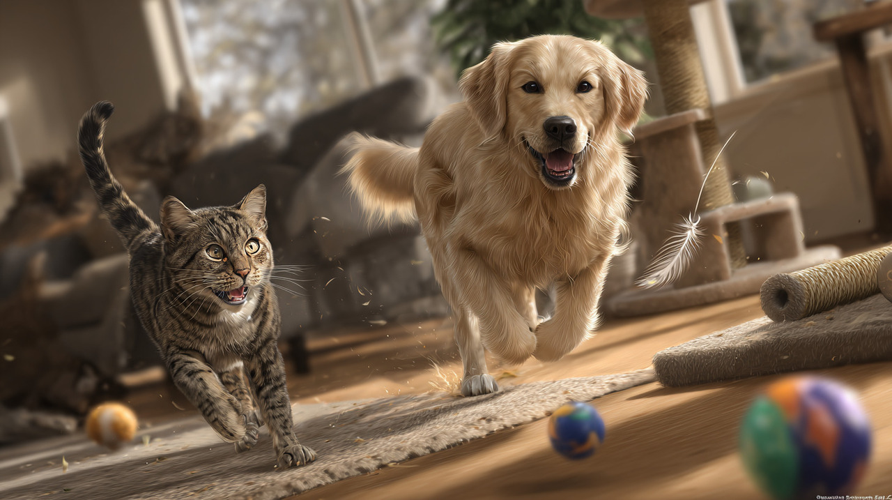 A necessidade pelos instintos de caça e perseguição está presente nos dois grupos, apesar das diferenças comportamentais entre as espécies