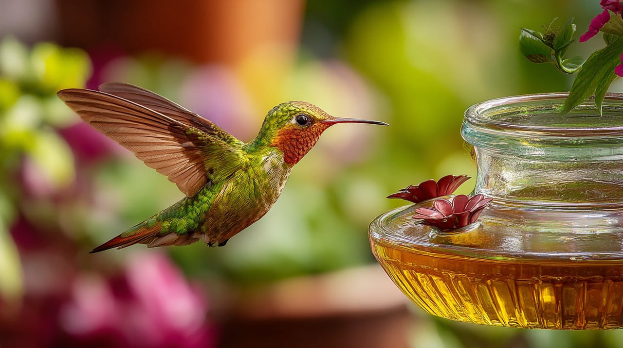 A preparação correta do néctar é essencial para não colocar os colibris em risco