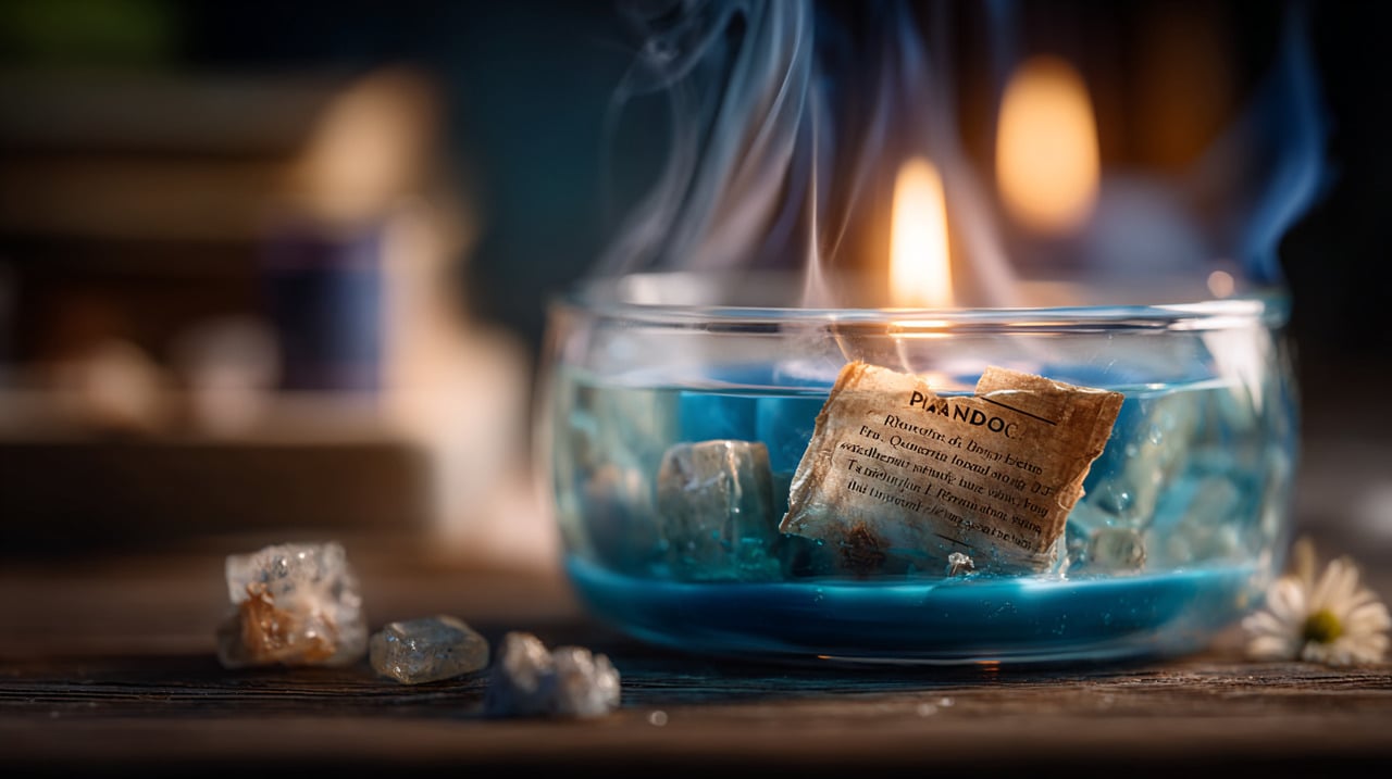 A simpatia da vela azul utiliza princípios simbólicos ligados à cor da vela e ao elemento água