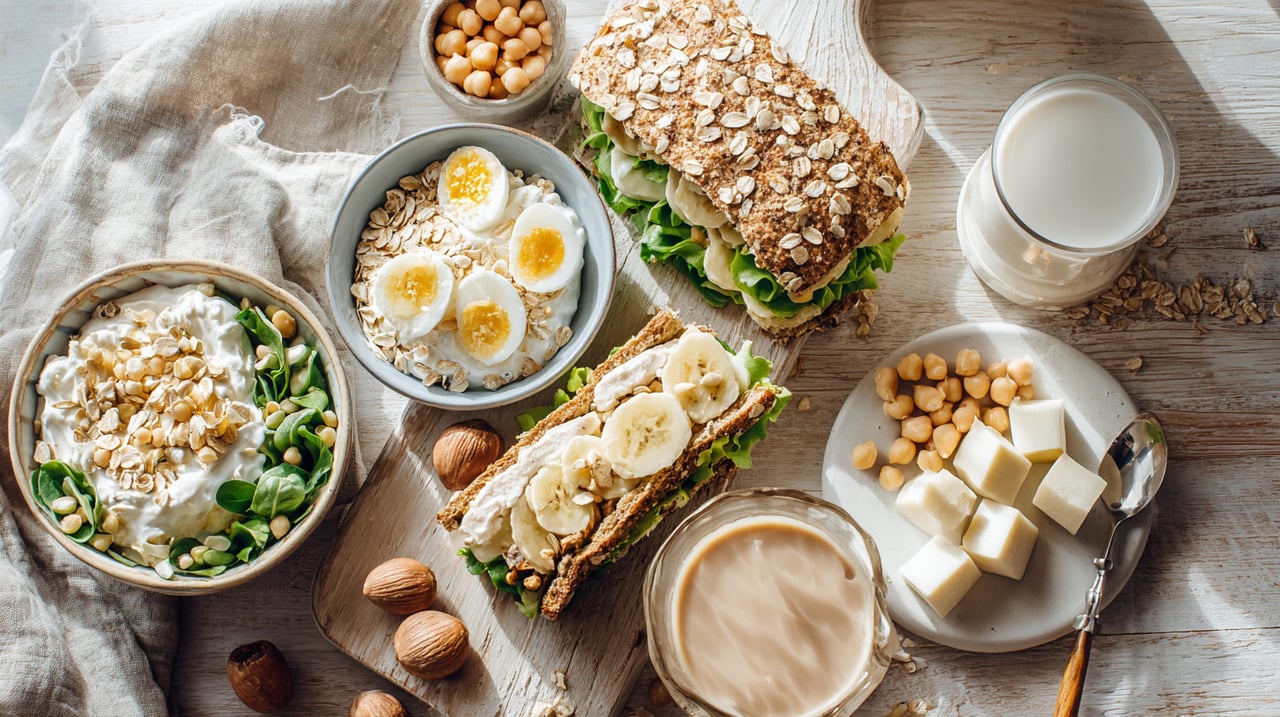 A inclusão de proteína nos lanches garante um aporte constante de aminoácidos ao corpo