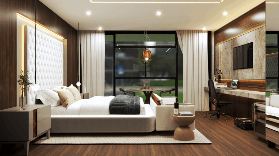 Vista de uma dos quartos do Tivoli Maiorana Belém,