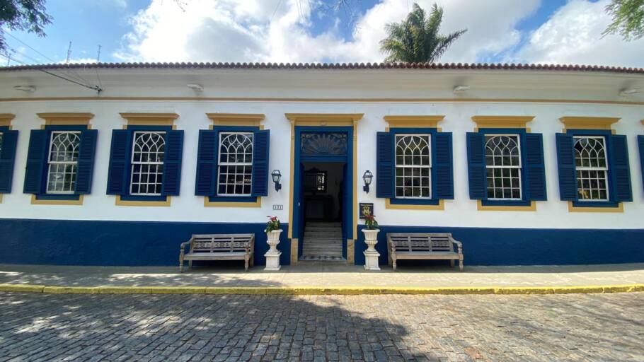 Casarão onde está instalado o hotel Mara Palace Hotel, em Vassouras, no RJ