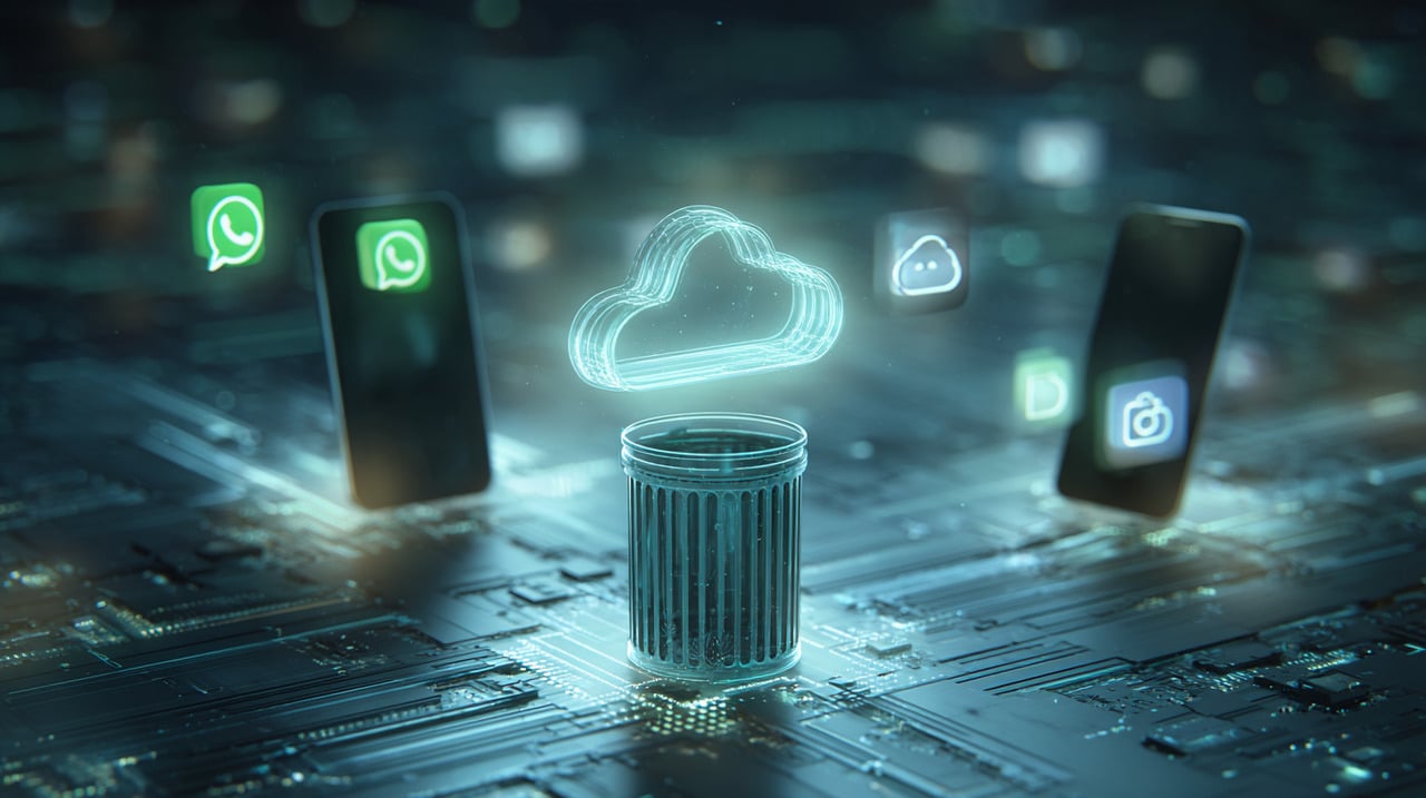 Diferente de outros aplicativos, o WhatsApp não conta com uma lixeira integrada