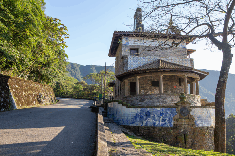 O Rancho da Maioridade, um dos monumentos históricos do Parque Caminhos do Mar