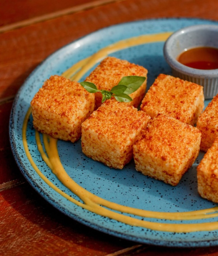 Dadinho de tapioca é uma boa pedida de entrada do MAVI ­– Casa Mediterrânea