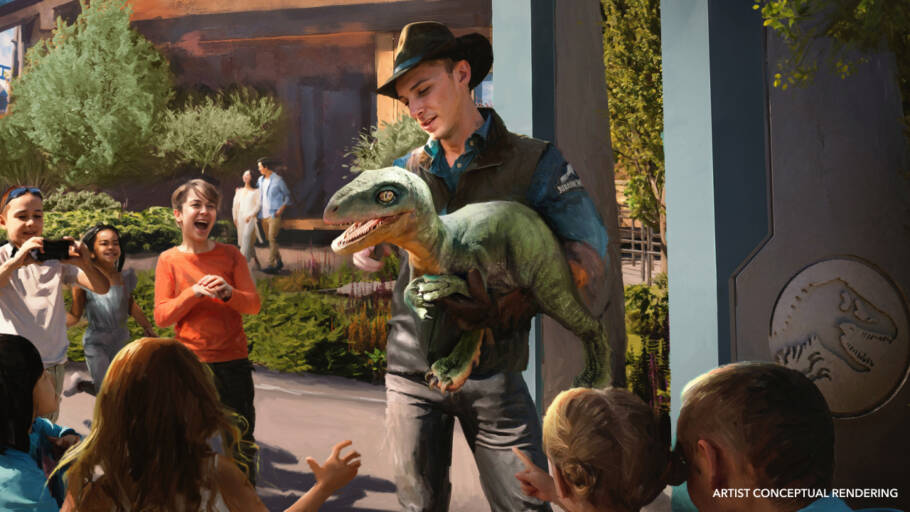 Universal Kids será dividido em sete áreas temáticas, como dedicada ao universo ao Jurassic World