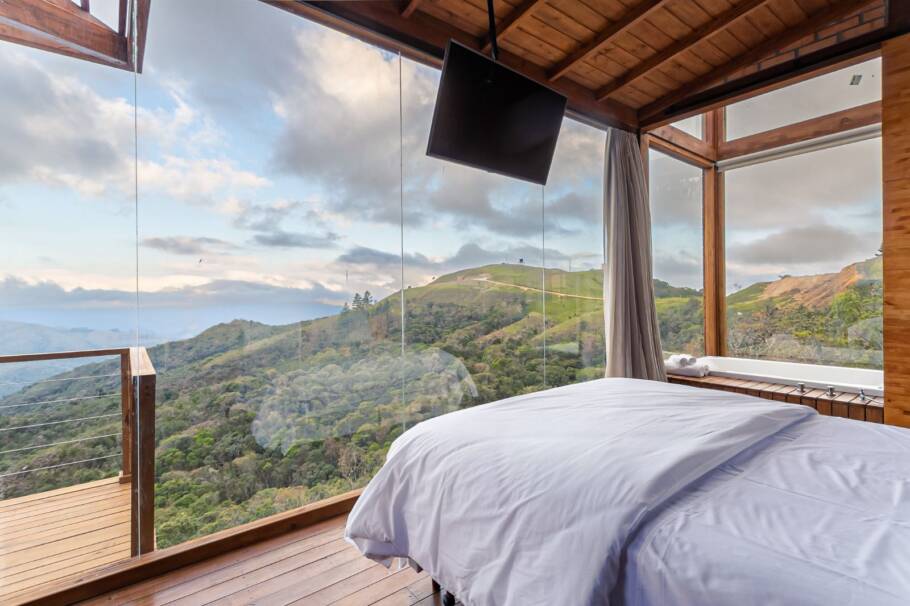 Acomodação no Vistas de Anitá, em Anitápolis, na Serra Catarinense