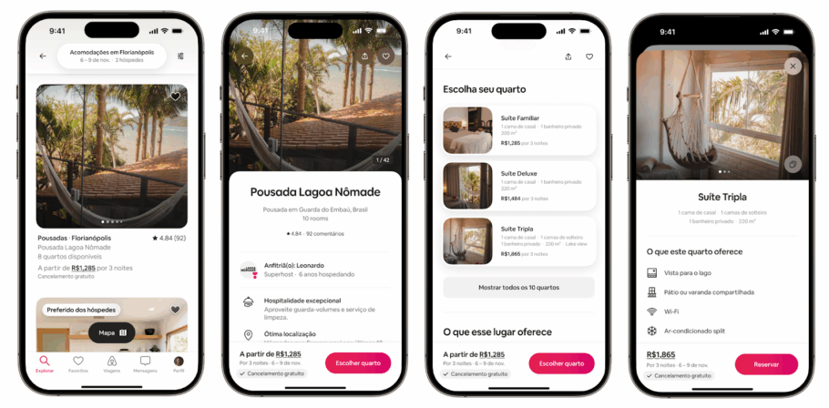 Atualização reúne todas as informações em um só lugar e facilita a escolha e reserva de estadias em diversos destinos, desde praias até capitais brasileiras