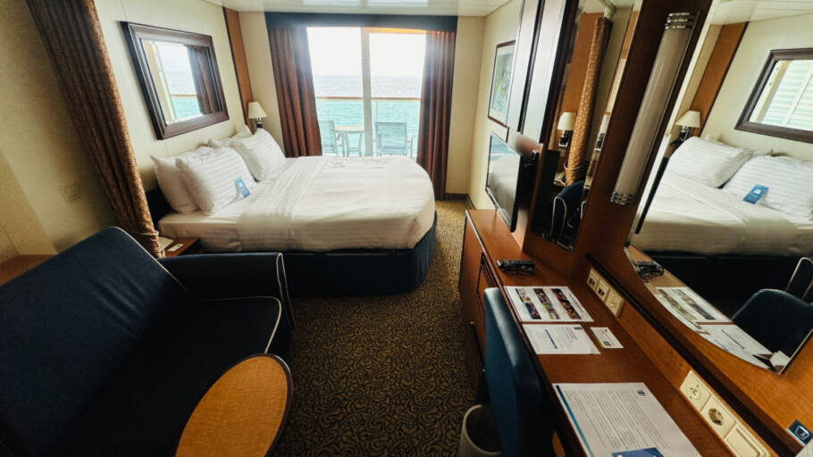 Cabine com varanda externa tem 4 ambientes