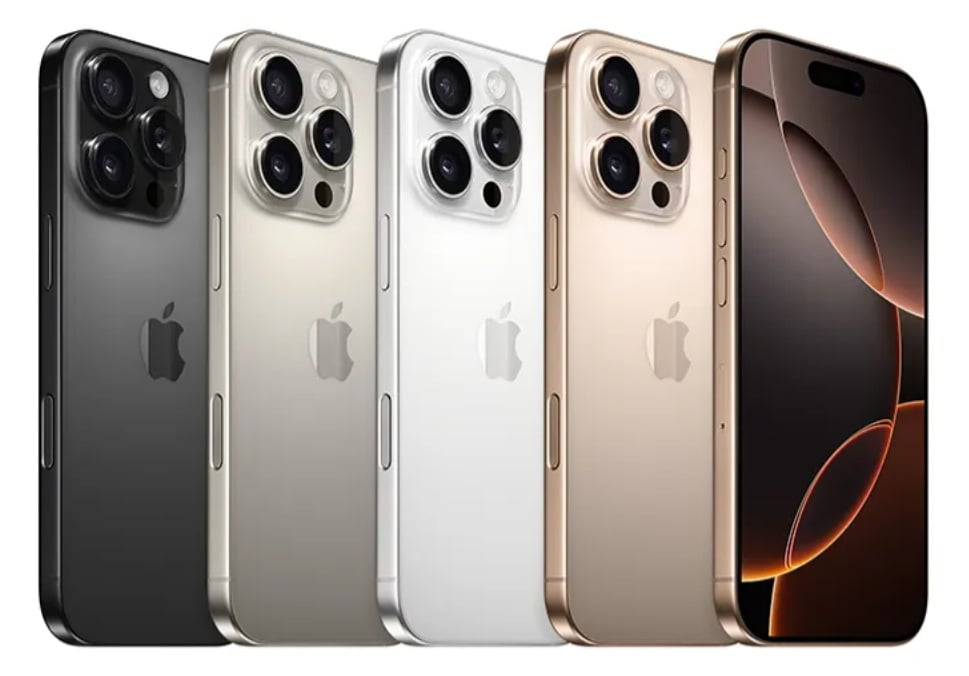 O iPhone 16 Pro com512GB de armazenamento custa R$8.999,10 no Pix