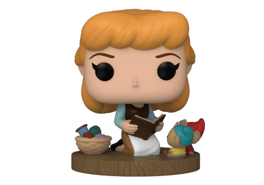 O Funko da Cinderela com seus amigos custa R$88,34