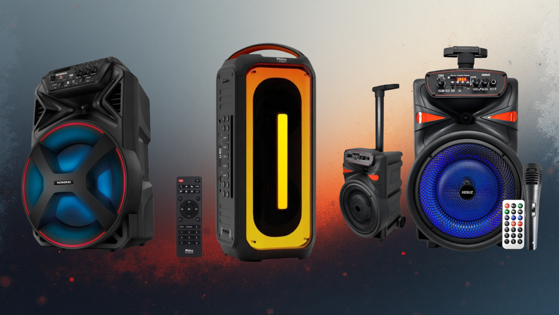 Tem descontões em várias caixas de som no Mercado Livre