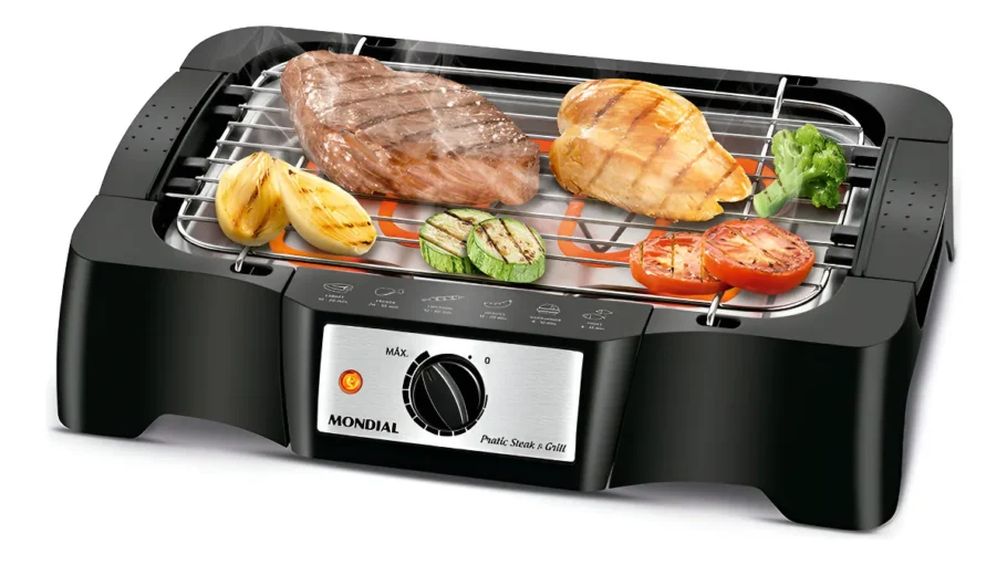 Churrasqueira elétrica por R$148,24 (36% OFF)